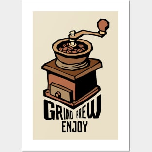 Grind, brew, enjoy: Coffee Posters and Art